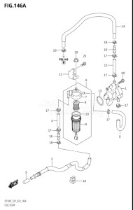 10005F-340001 (2023) 100hp E01-Gen. Export 1 (DF100C) DF100C drawing FUEL PUMP