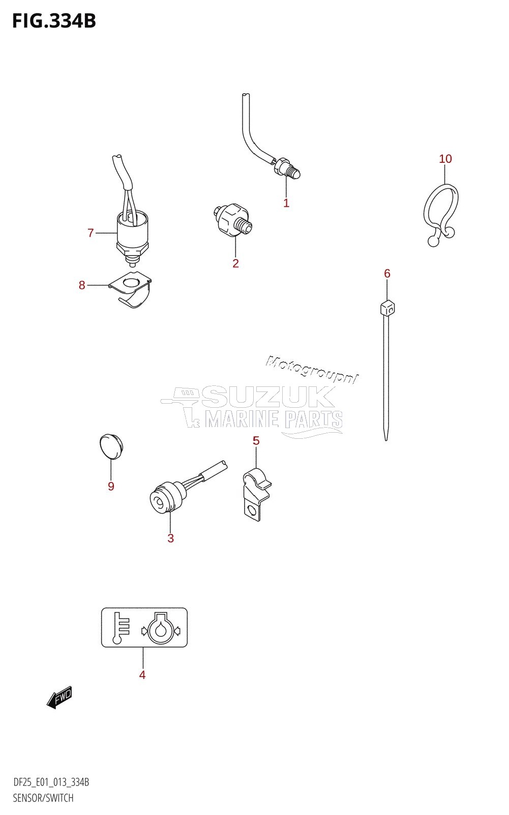 SENSOR /​ SWITCH (DF25R:E01)