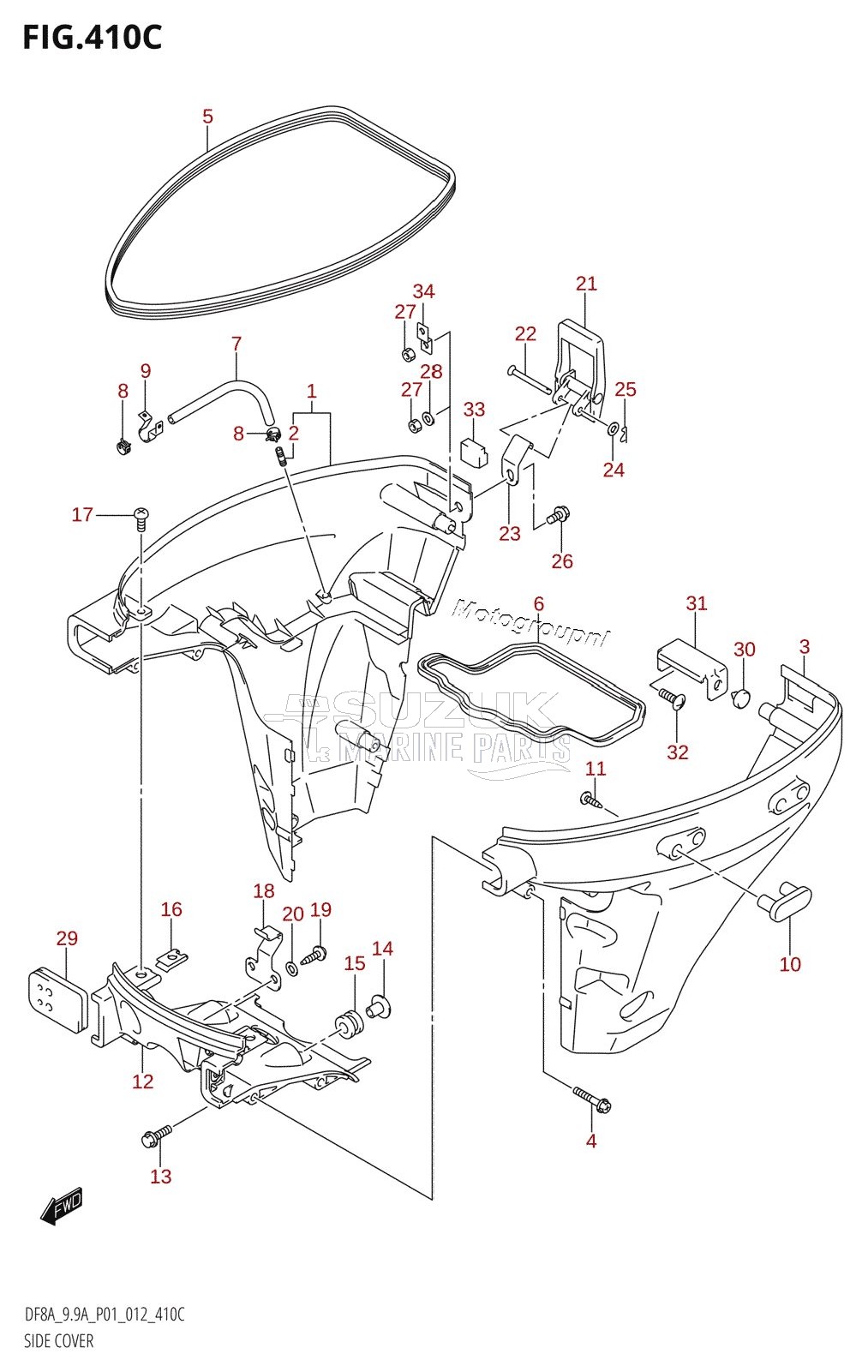 SIDE COVER (DF9.9A:P01)