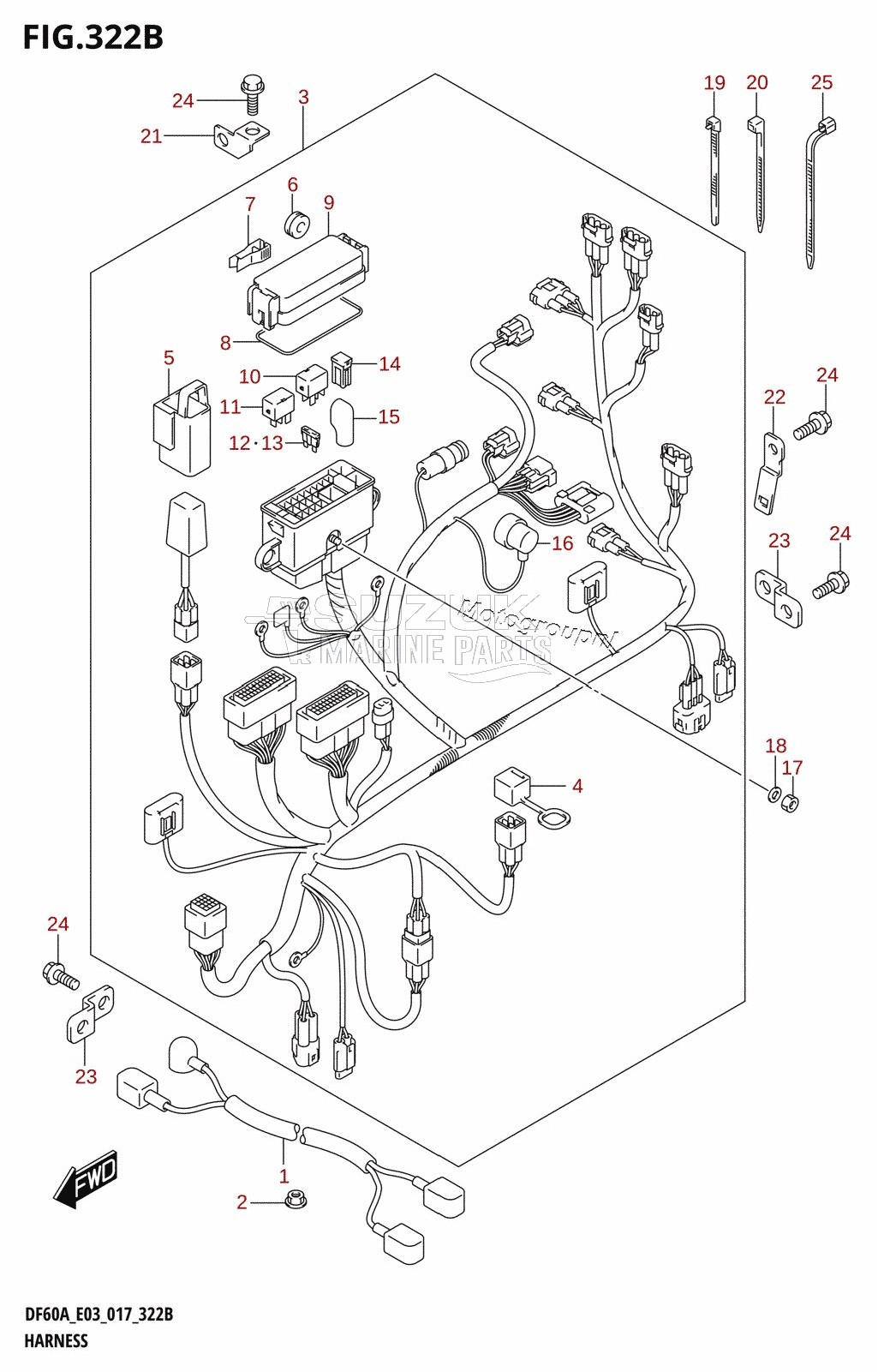 HARNESS (DF50A:E03)