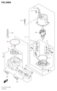 DF150 From 15002F-510001 (E03)  2015 drawing PTT MOTOR