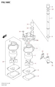 DF225Z From 22503Z-610001 (E03)  2016 drawing WATER PUMP (DF225T:E03)