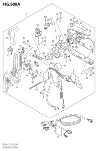 10004F-240001 (2022) 100hp E01 E40-Gen. Export 1 - Costa Rica (DF100BT  DF140Z) DF100B drawing OPT:REMOTE CONTROL (SEE NOTE)