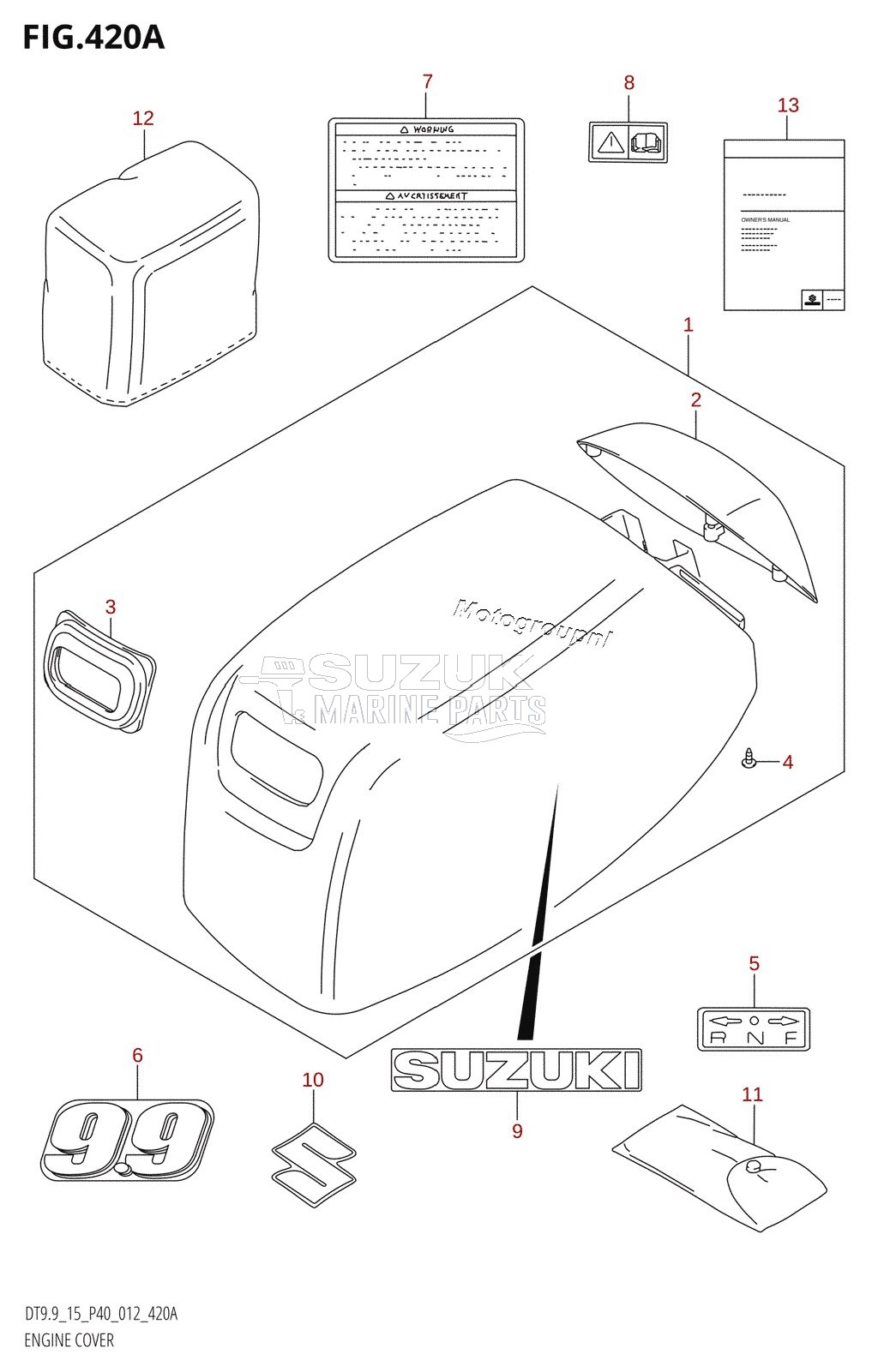 ENGINE COVER (DT9.9:P40)