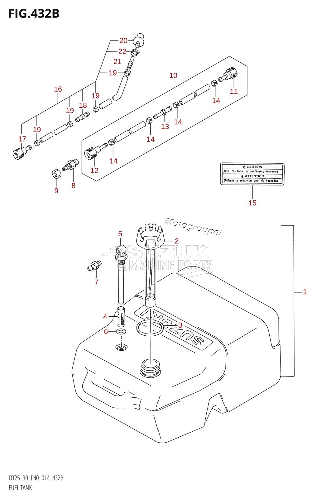 FUEL TANK (DT25K:P36)