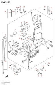 DF175ZG From 17502Z-410001 (E03)  2014 drawing HARNESS (DF150Z:E03)