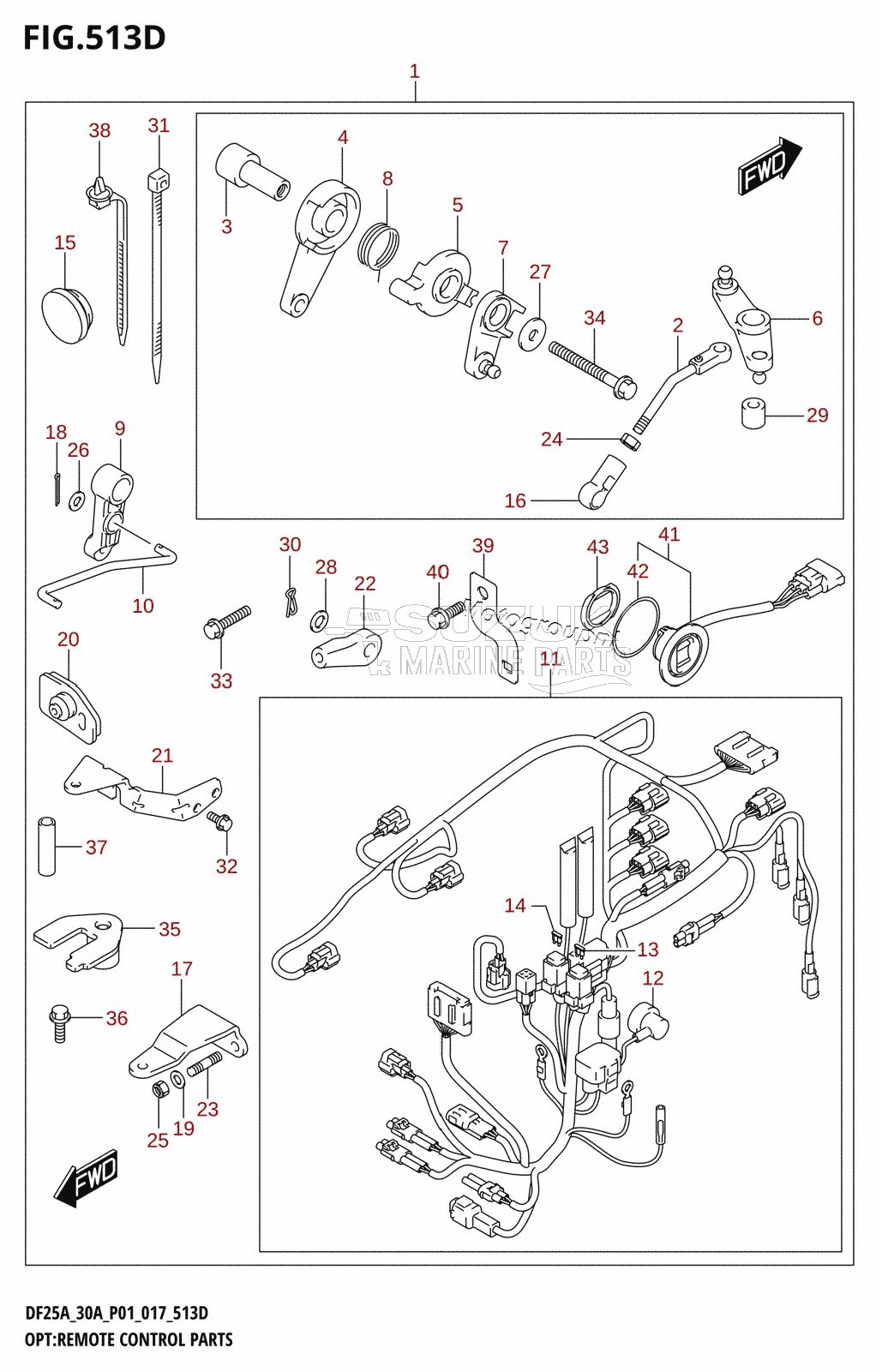 OPT:REMOTE CONTROL PARTS (DF30ATH:P01)