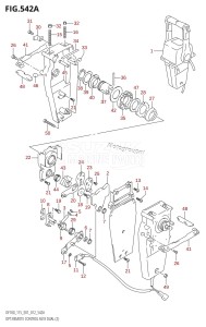 DF115T From 11502F-210001 (E01 E40)  2012 drawing OPT:REMOTE CONTROL ASSY DUAL (2)