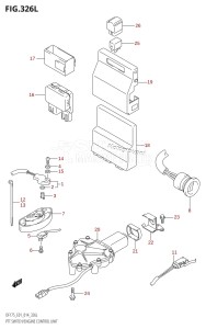 DF175Z From 17502Z-410001 (E01 E40)  2014 drawing PTT SWITCH /​ ENGINE CONTROL UNIT (DF175TG:E01)