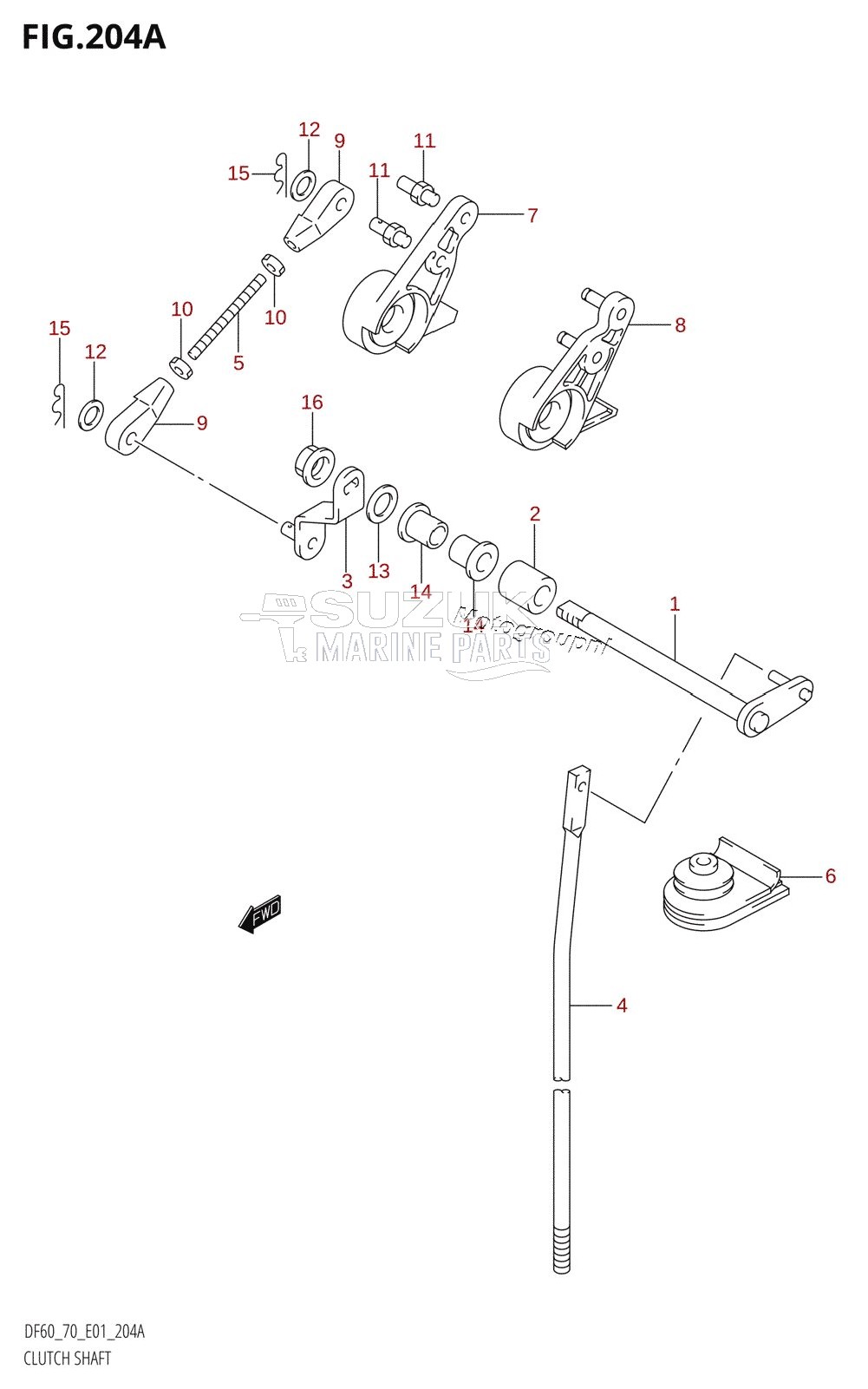 CLUTCH SHAFT