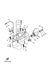 F80CEDL drawing LOWER-CASING-x-DRIVE-2