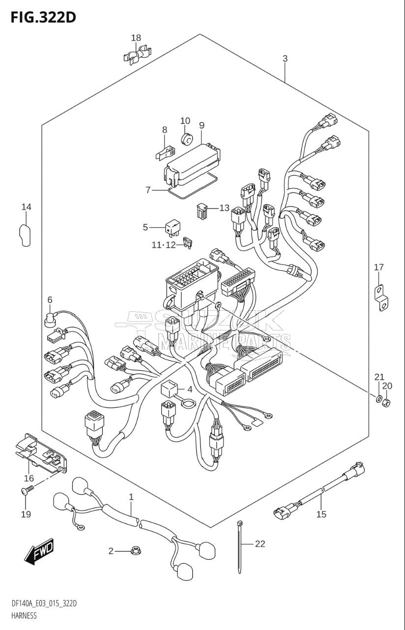 HARNESS (DF140AT:E03)