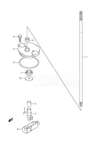 DF 175 drawing Clutch Rod (C/R)