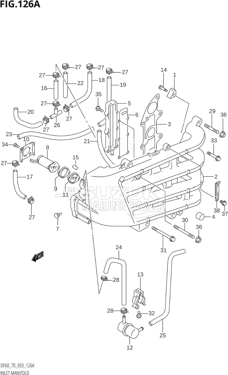 INLET MANIFOLD (W,X)