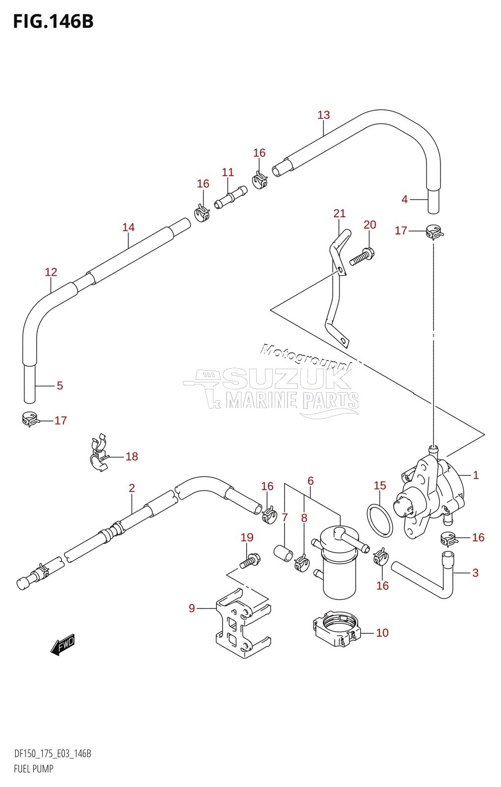 FUEL PUMP (K9,K10,011)