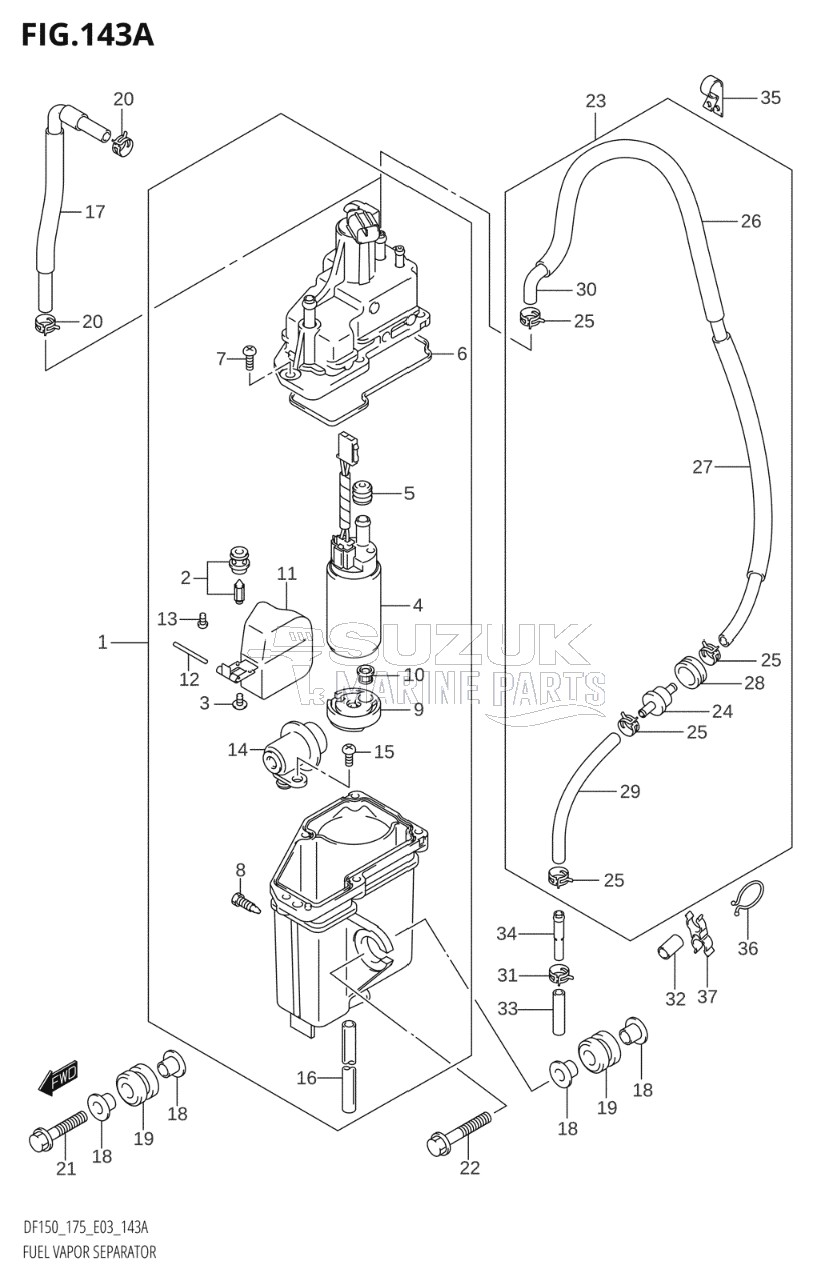 FUEL VAPOR SEPARATOR