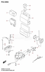 DF200AP From 20003P-440001 (E11 - E40)  2024 drawing PTT SWITCH /​ ENGINE CONTROL UNIT