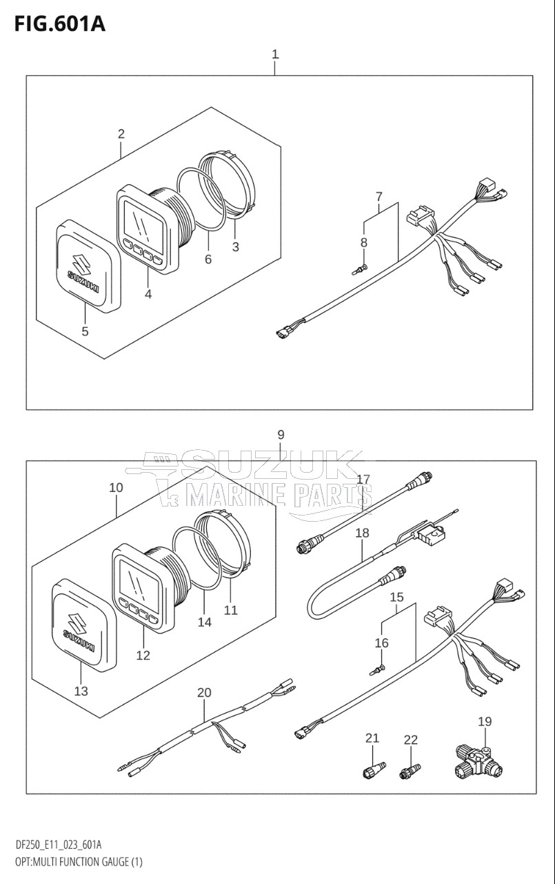 OPT:MULTI FUNCTION GAUGE (1) (020,021)