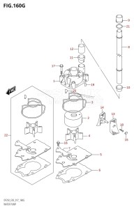 DF250 From 25003F-710001 (E03)  2017 drawing WATER PUMP (DF250ST:E03)