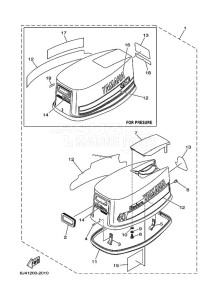 E40GMHS drawing TOP-COWLING