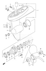 DF 6 drawing Gear Case