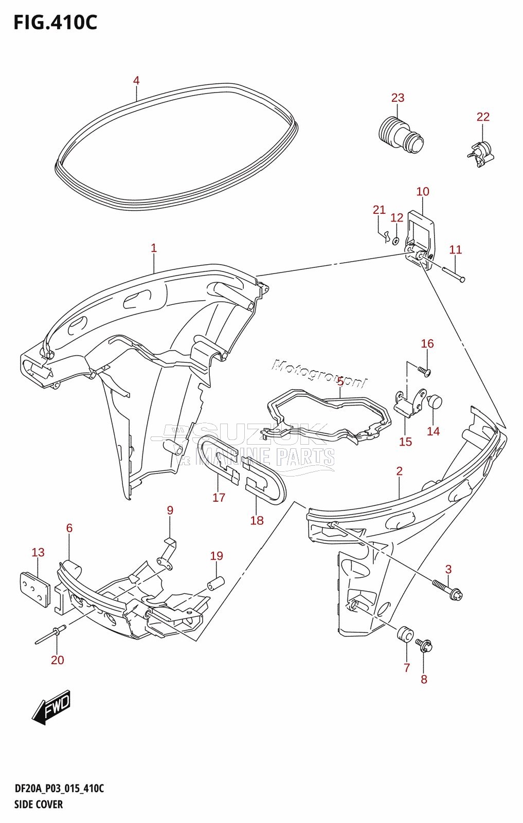 SIDE COVER (DF9.9BT:P03)