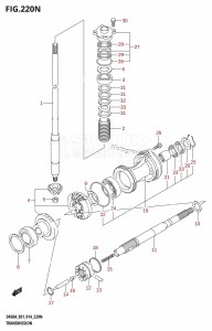 DF40A From 04003F-410001 (E01)  2014 drawing TRANSMISSION (DF50AVT:E01)