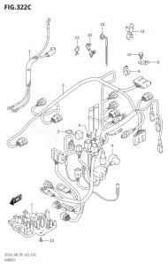 DF25A From 02504F-240001 (P01)  2022 drawing HARNESS (DF25AT,DF30AT)