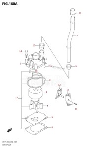 DF150Z From 15002Z-410001 (E03)  2014 drawing WATER PUMP