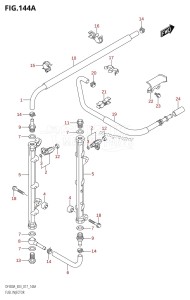 DF250A From 25003P-710001 (E03)  2017 drawing FUEL INJECTOR