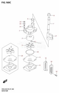 DF30A From 03003F-710001 (P01 P40)  2017 drawing WATER PUMP (DF25AT:P01)