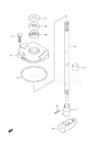 Outboard DF 140A drawing Shift Rod