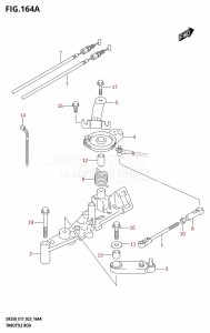 DF250 From 25003F-140001 (E11 E40)  2021 drawing THROTTLE ROD