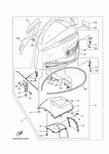 LF350UCC-2016 drawing FAIRING-UPPER