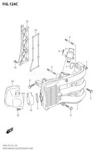 06003F-610001 (2016) 60hp E03-USA (DF60AVT) DF60A drawing INTAKE MANIFOLD / SILENCER / EXHAUST COVER (DF60A:E03)