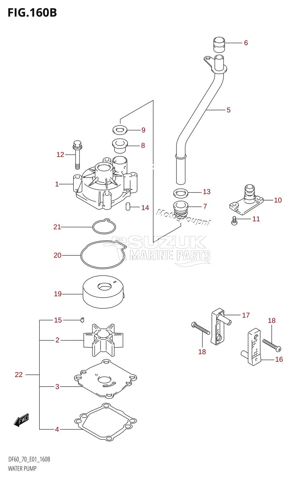 WATER PUMP (K8,K9)