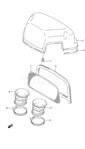 Outboard DF 225 drawing Silencer