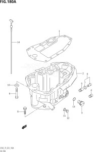 07001F-371001 (2003) 70hp E03-USA (DF70TK3) DF70 drawing OIL PAN