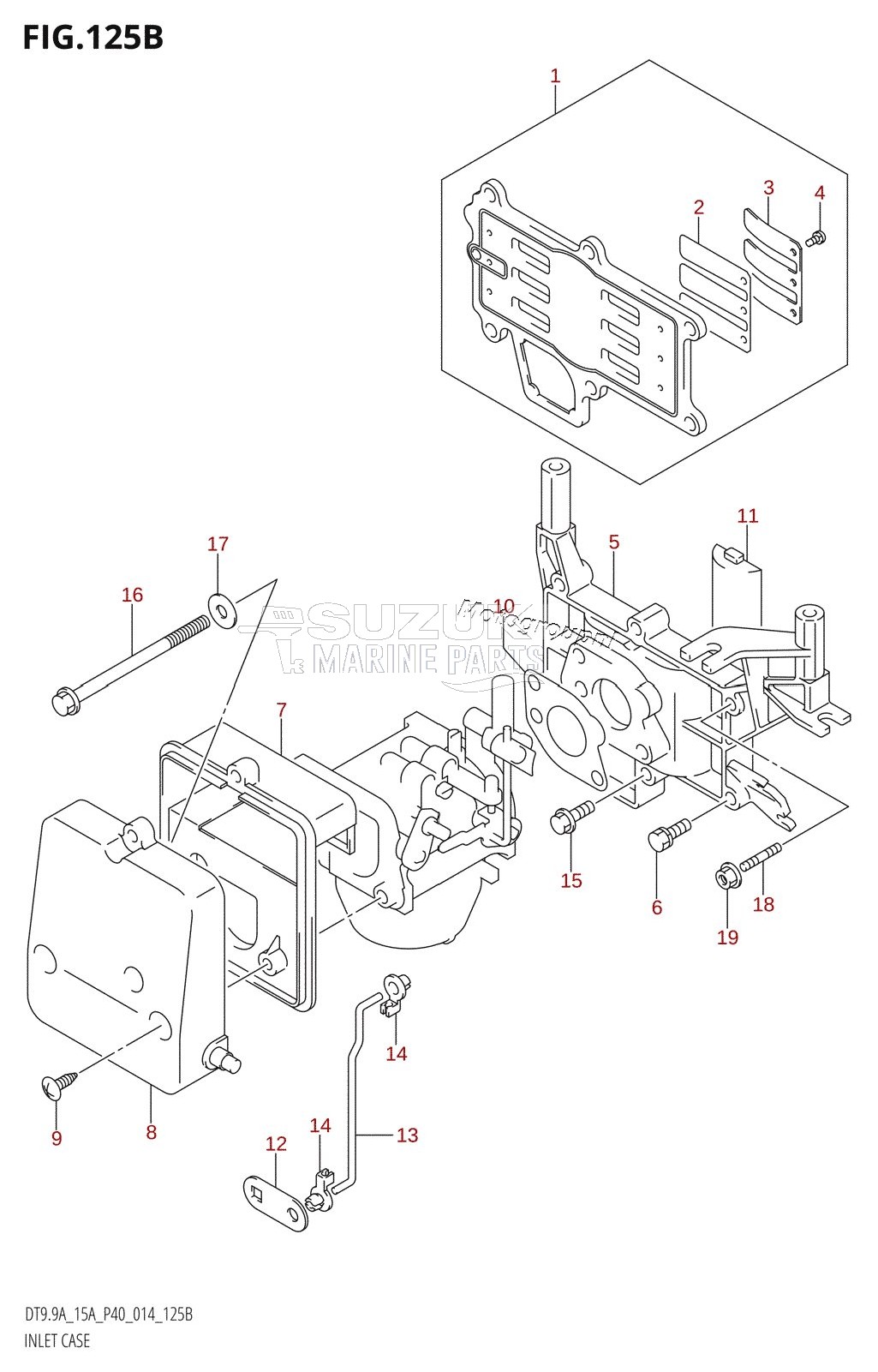 INLET CASE (DT9.9AK:P40)