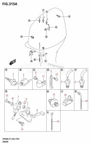 DF350A From 35001F-240001 (E11)  2022 drawing SENSOR (DF350A,DF325A,DF300B)