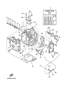 FT9-9DEX drawing CYLINDER--CRANKCASE-1