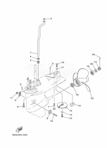 F40FEDL drawing LOWER-CASING-x-DRIVE-2