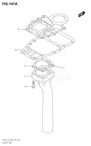 DT9.9A From 00996-910001 (P36 P40 P81)  2019 drawing EXHAUST TUBE (P36,P81,DT9.9AK:P40)