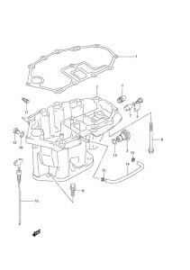 Outboard DF 30 drawing Oil Pan