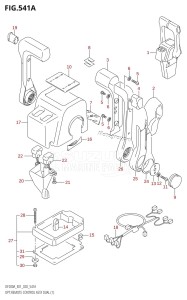 DF150AZ From 15003Z-040001 (E01 E40)  2020 drawing OPT:REMOTE CONTROL ASSY DUAL (1)