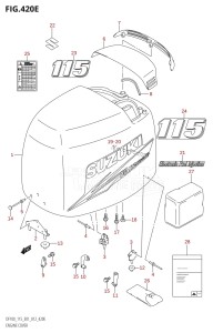 DF115AST From 11504F-040001 (E03)  2020 drawing ENGINE COVER (DF115Z:E01)