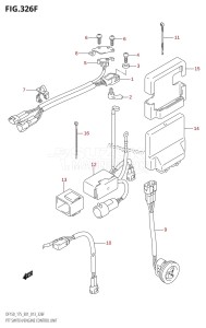 DF150 From 15002F-310001 (E01 E40)  2013 drawing PTT SWITCH /​ ENGINE CONTROL UNIT (DF175T:E40)