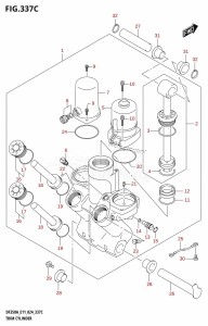 DF300B From 30003F-440001 (E11)  2024 drawing TRIM CYLINDER (DF350AMD,DF300BMD)