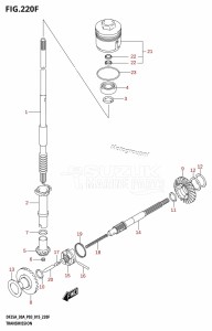 DF25A From 02504F-510001 (P03)  2015 drawing TRANSMISSION (DF30AT:P03)