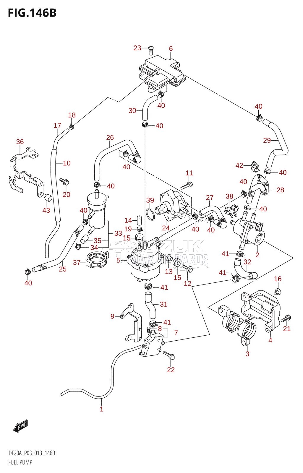 FUEL PUMP (DF9.9BR:P03)